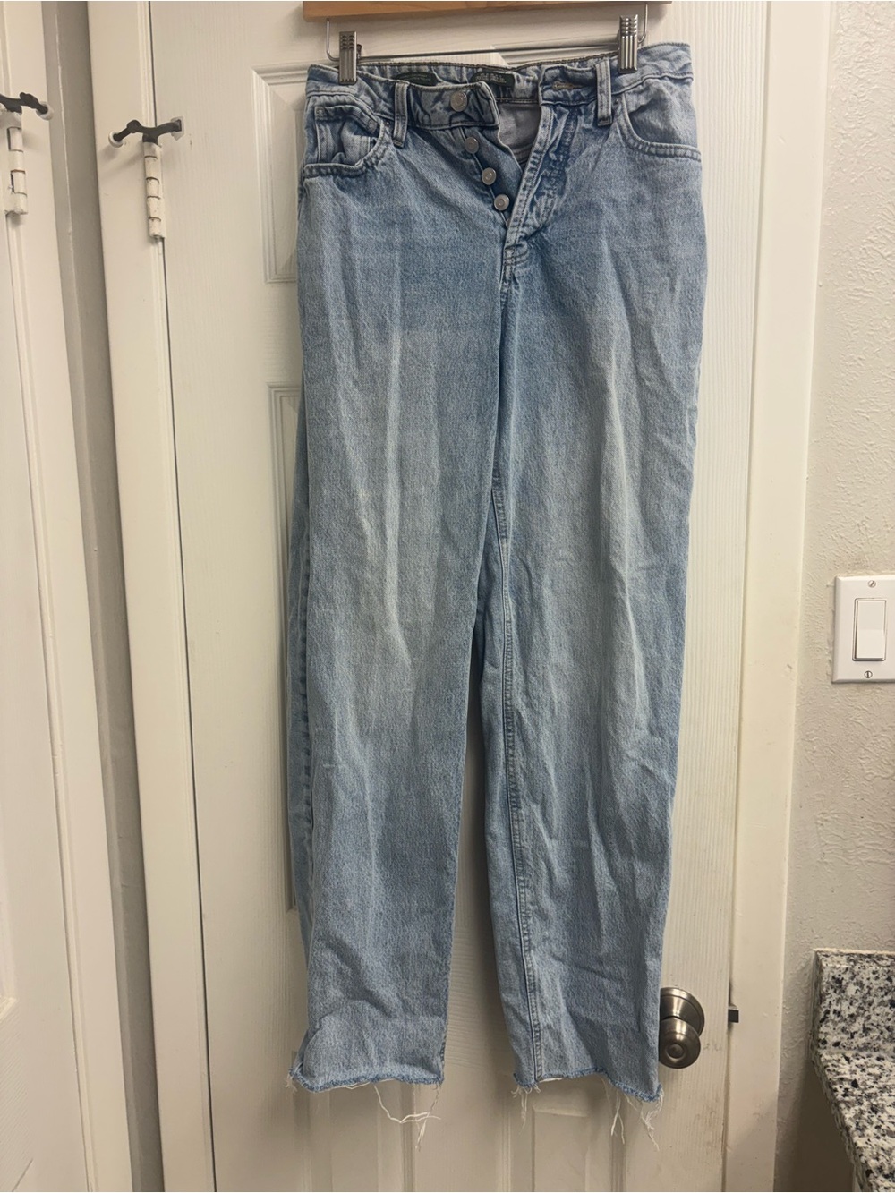 wild fable High-Rise Curvy Straight Button-Fly Jeans